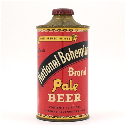 National Bohemian Beer Cone Top 175-4 SHARP