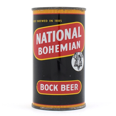 National Bohemian Bock Flat Top TOP EXAMPLE 102-16 RARE