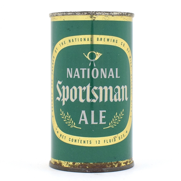 National Sportsman Ale Flat Top RARE ESPECIALLY THIS CLEAN 102-21