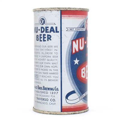 Nu Deal Beer Instructional Flat Top 103-38 USBCOI 581 SCARCE