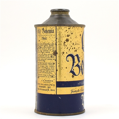 Old Bohemia Beer Cone Top 175-25