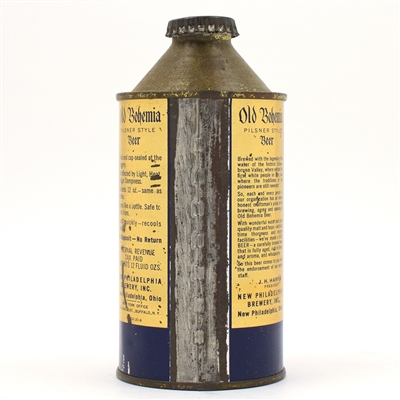 Old Bohemia Beer Cone Top 175-27