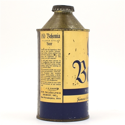 Old Bohemia Beer Cone Top 175-27