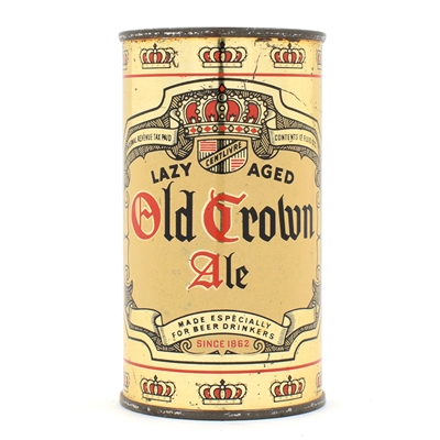 Old Crown Ale Instructional Flat Top 104-38 USBCOI 587
