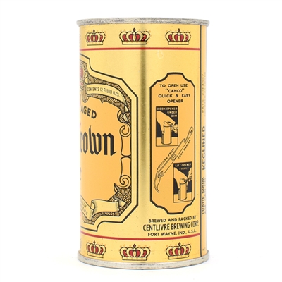 Old Crown Ale Instructional Flat Top NON-IRTP 104-39 USBCOI 588 MINTY
