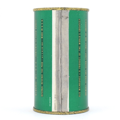 Old Milwaukee Beer Bank Lid Flat Top 107-24 EXCEPTIONAL