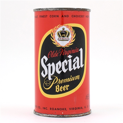 Olde Virginia Special Beer Flat Top FRESH 109-6 OUTSTANDING