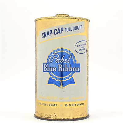 Pabst Blue Ribbon Beer Quart Snap Cap NEWARK 216-18 CLEAN
