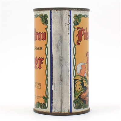 Pilsen Brau Beer Flat Top CLASSIC CAN SCARCE CLEAN ST CLAIRE 115-38