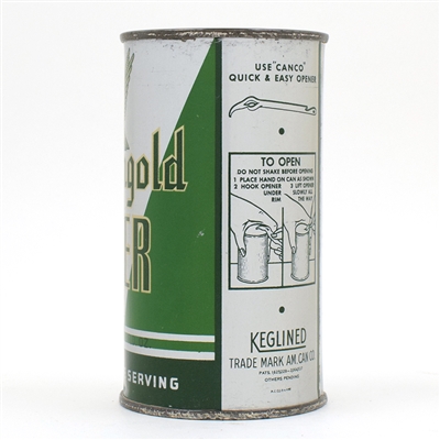 Pilsengold Beer Instructional Flat Top 115-40 USBCOI 682  SWEET