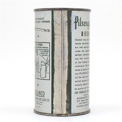Pilsengold Beer Instructional Flat Top 115-40 USBCOI 682  SWEET