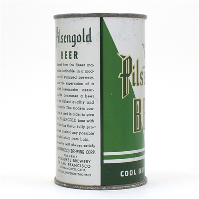 Pilsengold Beer Instructional Flat Top 115-40 USBCOI 682  SWEET