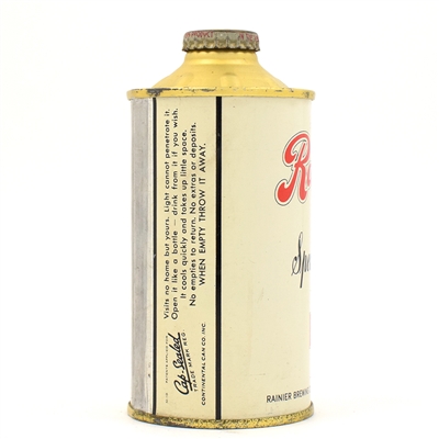 Rainier Beer Cone Top 180-14 GORGEOUS