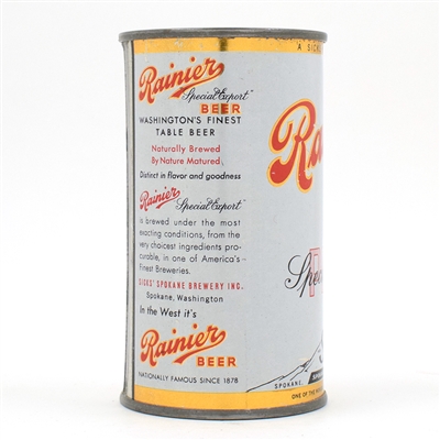 Rainier Beer Instructional Flat Top SPOKANE 118-25 USBCOI 705 CLEAN