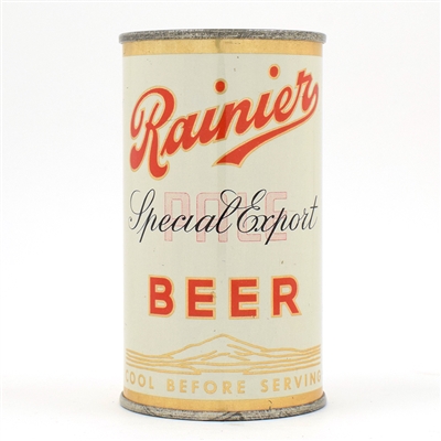 Rainier Beer Opening Instruction Flat Top IMPOSSIBLY CLEAN 118-9 ACTUAL USBCOI 701