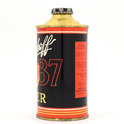 Berghoff Beer Cone Top ESTABLISHED 151-21 SWEET