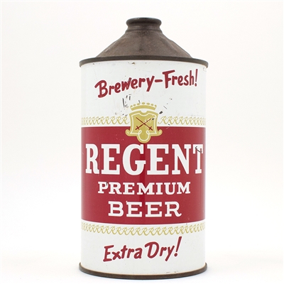 Regent Beer Quart Cone Top TOUGH CLEAN 218-2