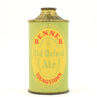 Renner Old Oxford Ale Cone Top 181-20 NICE
