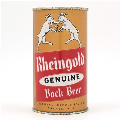 Rheingold Bock Misprint Flat Top ORANGE 123-17 EXCELLENT