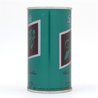 Schlitz Beer Green Test Pull Tab MILWAUKEE UNLISTED