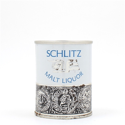 Schlitz Malt Liquor 8 Ounce Aluminum Soft Top Flat Top Embossed 242-13
