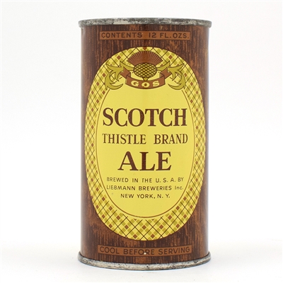 Scotch Thistle Brand Ale Instructional Flat Top 123-21 USBCOI 747 EXCEPTIONAL