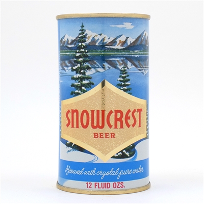 Snowcrest Beer Flat Top GRACE BROS 134-28 NEAR MINT