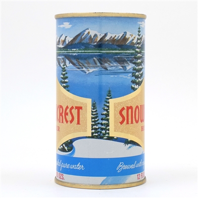 Snowcrest Beer Flat Top GRACE BROS 134-28 NEAR MINT