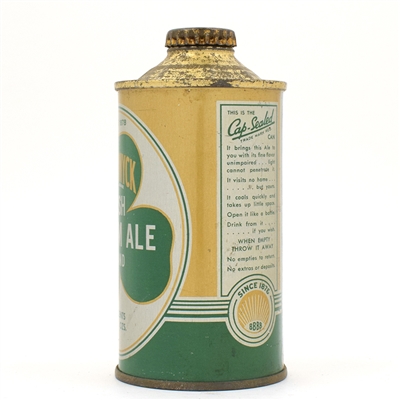 Beverwyck Irish Cream Ale BRAND Cone Top 152-3