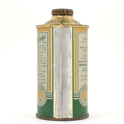 Beverwyck Irish Cream Ale BRAND Cone Top 152-3