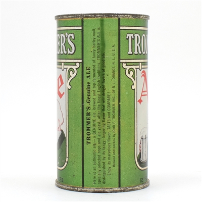 Trommers Ale Flat Top RARE CLEAN 139-25