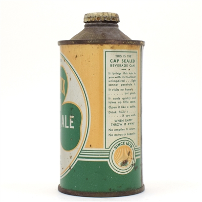 Beverwyck Irish Cream Ale TYPE Cone Top 152-2