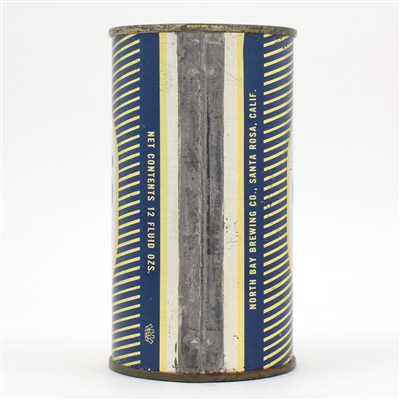 Blue and Gold Beer Flat Top RARE CLEAN 40-2