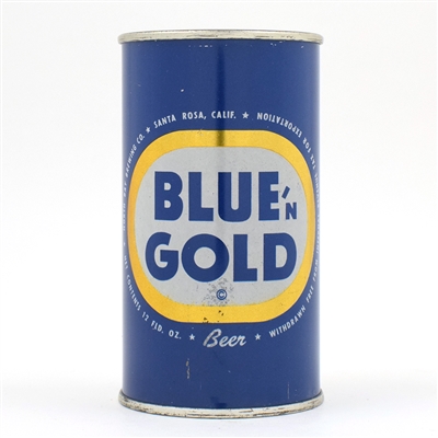 Blue and Gold Beer Flat Top RARE WITHDRAWN FREE 39-39