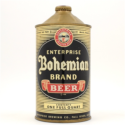 Bohemian Beer Quart Cone Top EXCEPTIONAL RARE 203-15