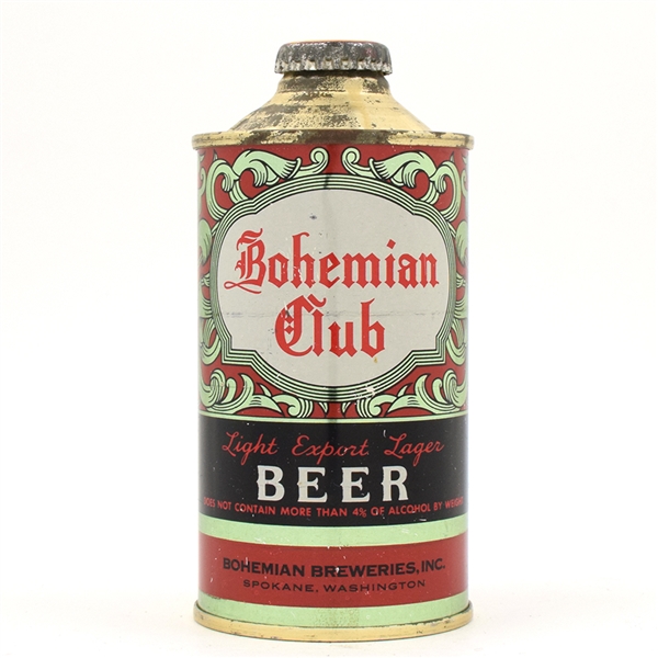 Bohemian Club Beer Cone Top 154-6