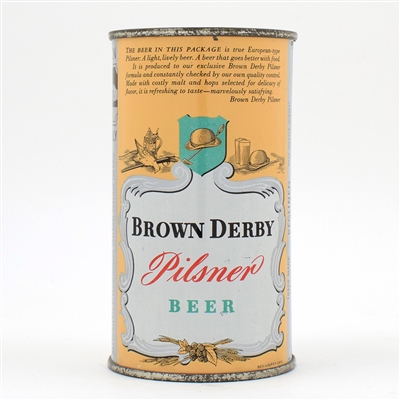 Brown Derby Beer Instructional Flat Top RAINIER 42-19 USBCOI 133 MINTY