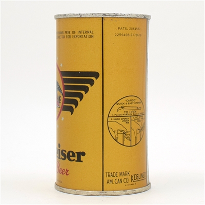 Budweiser Beer Instructional Flat Top WITHDRAWN FREE 44-1 USBCOI 154 MINTY