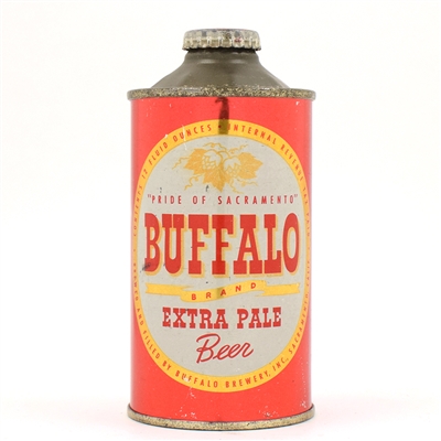 Buffalo Beer Cone Top SCARCE CLEAN 155-14