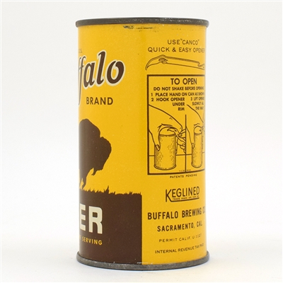 Buffalo Beer Instructional Flat Top TOP EXAMPLE 45-8 USBCOI 164