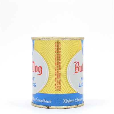 Bull Dog Malt Liquor 8 Ounce Flat Top GRACE BROS PRISTINE 239-9