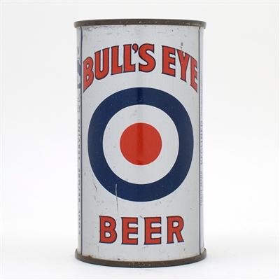 Bulls Eye Beer Instructional Flat Top RARE CLEAN & ORIGINAL 46-6 USBCOI 168