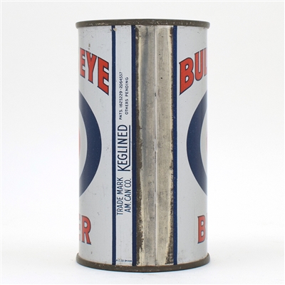 Bulls Eye Beer Instructional Flat Top RARE CLEAN & ORIGINAL 46-6 USBCOI 168