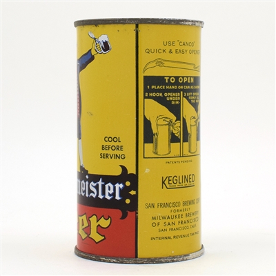 Burgermeister Beer Instructional Flat Top ENAMEL R9 46-27 USBCOI 175 EXCEPTIONAL