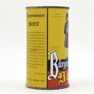 Burgermeister Beer Instructional Flat Top ENAMEL R9 46-27 USBCOI 175 EXCEPTIONAL