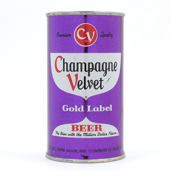 Champagne Velvet Beer Color Set Flat Top PURPLE 49-4 MINTY