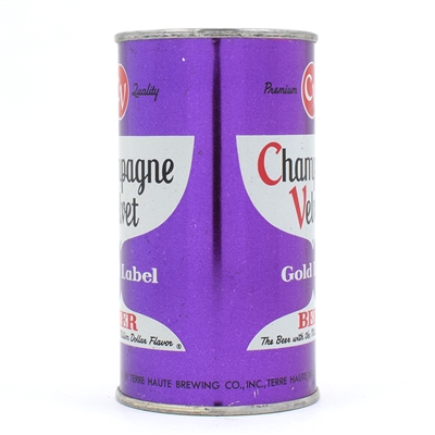Champagne Velvet Beer Color Set Flat Top PURPLE 49-4 MINTY