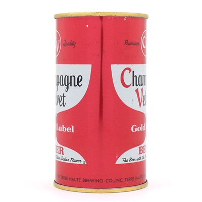 Champagne Velvet Beer Color Set Flat Top RED 49-5 MINTY