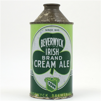 Beverwyck Irish Ale Cone Top 1845 DATE 152-7