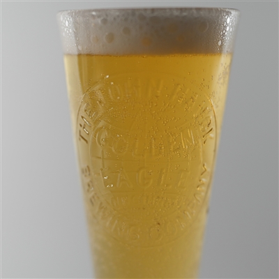 John Hauck Embossed Pre-prohibition Beer Glass